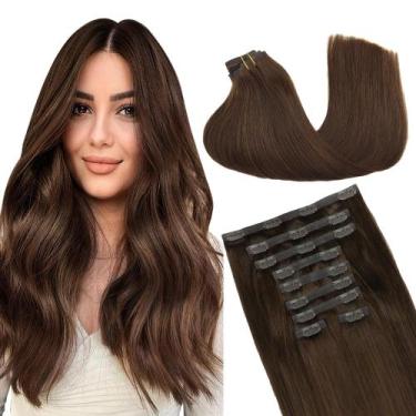 Imagem de Extensões de cabelo GOO GOO Real Human Hair 35 cm 130 g 9 unidades
