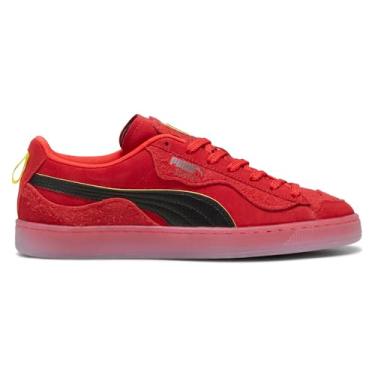 Imagem de PUMA Tênis masculino Ferrari Suede Trippy, Rosso Corsa/PUMA preto, 42