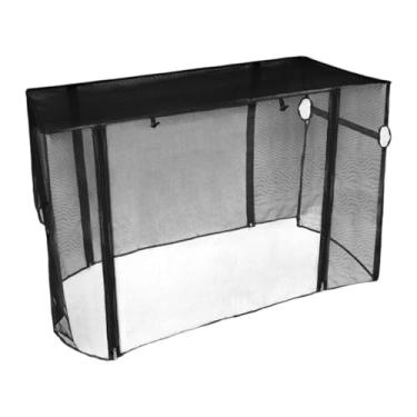 Imagem de menolana Cobertura de malha com cobertura total para bebê, rede portátil, abrigo, acessórios confortáveis ​​destacáveis, dobrável com protetor solar