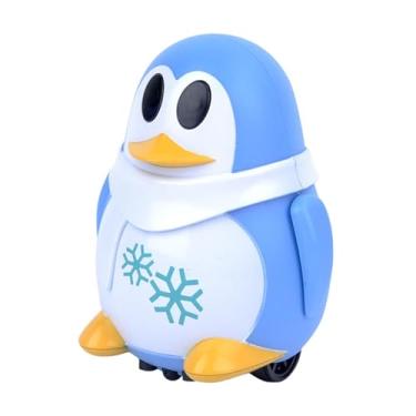Imagem de Dynwave Robô de indução pinguim segue linha brinquedo interativo de aprendizagem robô elétrico fofo brinquedo de caminhada para crianças meninos meninas, Azul