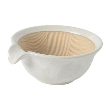 Imagem de predolo Tigela para moer comida de bebê, tigela para moer alimentos, multiuso, clássica, utensílios de cozinha, utensílios domésticos japoneses de cerâmica