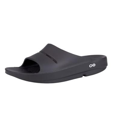 Imagem de OOFOS Tênis feminino OOcoozie Thermo Mule, preto, 34, Preto, 36