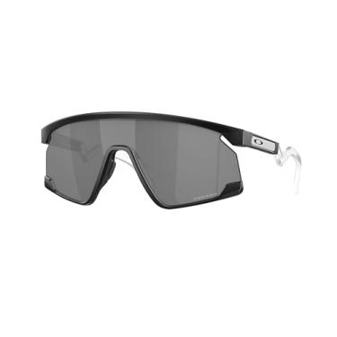 Imagem de Oakley Pacote de óculos de sol OO9280: OO 9280 BXTR 928001 Bxtr preto fosco Prizm preto e kit de acessórios de coleira vermelha pequena
