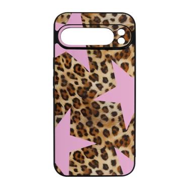 Imagem de qizjio Capa de telefone com estampa de chita à prova de choque leopardo Y2K Star capa de telefone para Google Pixel 9 Pro XL