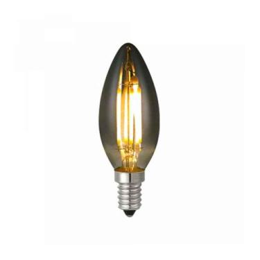 Imagem de Lâmpada C35 Vela Fumê Filamento LED 4W 2400K E14 Bivolt - NORDECOR