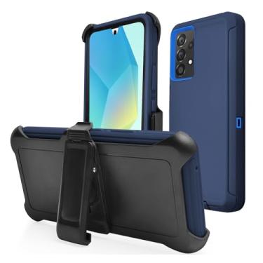Imagem de Cljlixcy Capa para Galaxy A16 5G, capa protetora de corpo inteiro, capa protetora durável de 3 camadas para Samsung Galaxy A16 4G (SM-A165M)/Galaxy A16 5G (SM-A166B/DS) versão 2025