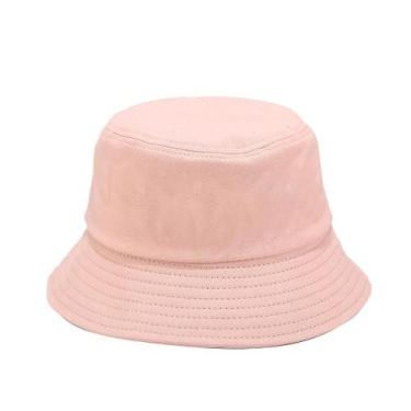 Imagem de Chapéus balde Soild Summer Travel Beach Sun Hat Boné unissex - HUOGUO