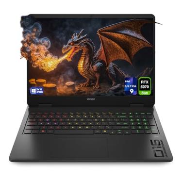 Imagem de HP Laptop para jogos OMEN 16, Intel Ultra 9-285H, 64 GB DDR5 RAM, SSD PCIe de 4 TB, tela WQXGA de 16 polegadas (2560 x 1600) 240 Hz, Nvidia G-Force RTX 5070, teclado retroiluminado RGB, W11 Pro