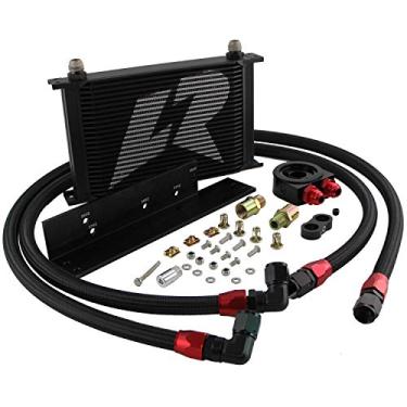 Imagem de Adequado para Fairlady350Z 370Z VQ35 VQ37 Upgrade Kit de refrigerador de óleo de motor de 24 fileiras
