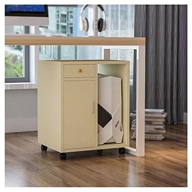 Imagem de SUNESA Suporte de impressão, suporte de bandeja de mainframe móvel, suporte de impressora, para escritório, sala de estar, máquina de fax, escâner, prateleira (gaveta/porta de armário/roda) mesa de