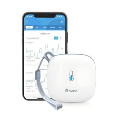 Imagem de Termômetro Higrômetro Wi-Fi H5179, Sensor De Temperatura E Umidade Com App, Monitoramento Remoto, Alertas Personalizáveis, Histórico E Exportação De Dados, 2,4 GHz, Para Casa, Adega E Escritório