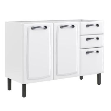 Imagem de Bancada Para Oficina Itatiaia New Premium Aço 3 Portas e 2 Gavetas Sem