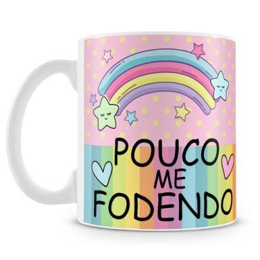 Imagem de Caneca Personalizada de Unicórnio com Frase Engraçada - Amo Canecas