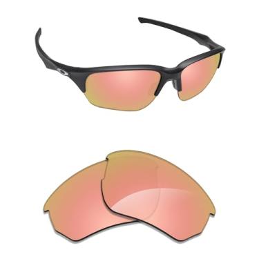 Imagem de Alphax Lentes de reposição polarizadas espelhadas em ouro rosa para óculos de sol Oakley Flak Beta OO9363