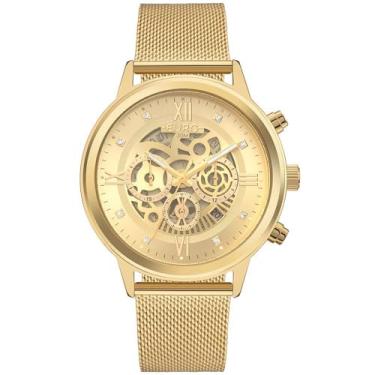 Imagem de Relógio Euro Feminino Delux Dourado - Eujs25am/4d