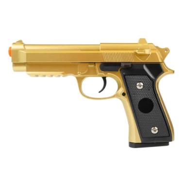 Imagem de Pistola De Airsoft Vg Pt92 V22 Gold Mola 6mm - Rossi