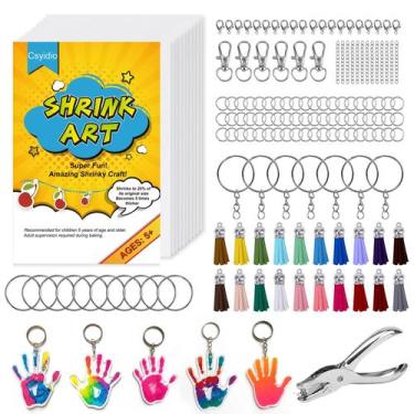 Imagem de Kit de chaveiro retrátil Csyidio 251 unidades com plástico retrátil