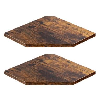 Imagem de Prateleira de canto, suporte de parede, prateleiras de canto flutuante