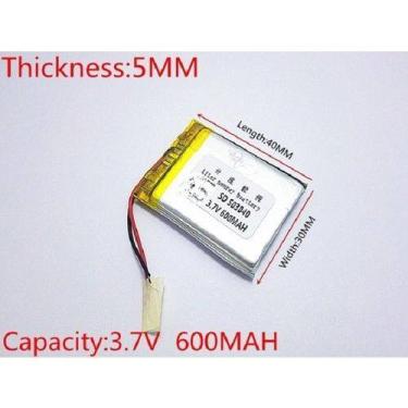 Imagem de Bateria 600 Mah 3,7v  2 Fios - KMIG