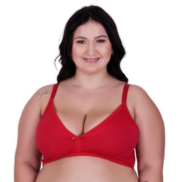 Imagem de Sutiã Plus Size sem Bojo Reforçado Sustentação Resistente Josi - NAKA 