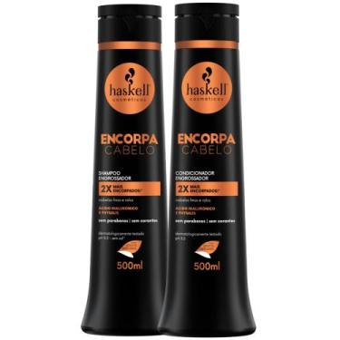 Imagem de Shampoo e Condicionador Encorpa Cabelo Haskell, 500ml