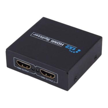 Imagem de Splitter Hdmi Divisor Hdcp 1 Entrada 2 Saídas Full Hd 1x2 3d
