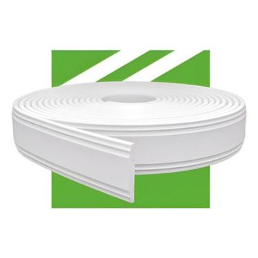 Imagem de Rodameio Eva Flexível Autocolante 7Cm Rolo 10M Branco Rm610