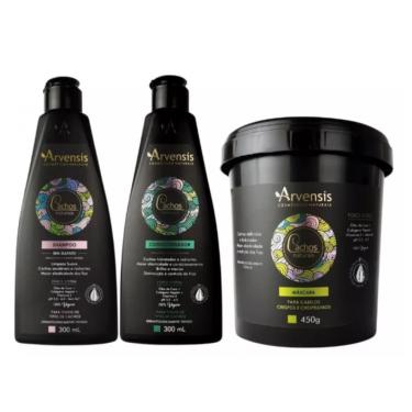 Imagem de Kit Arvensis Crespos Shampoo + Condicionador + Máscara 450g