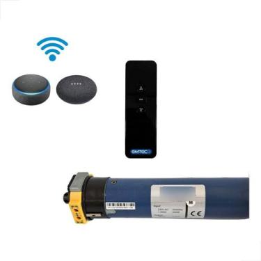 Imagem de Motor Tubular Wifi Com Controle Para Persianas Toldos 10n 220v - Emtec