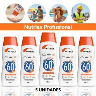 Imagem de 5 Unidades Protetor Solar Nutriex Fps60 Pele Saudável 120ml