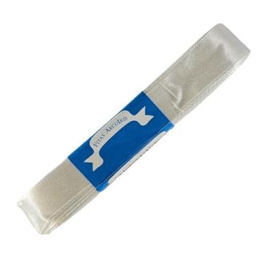 Imagem de TRADER, Fita De Cetim Trader 15mm N°3 Com 10 Metros, COR 01 BRANCO