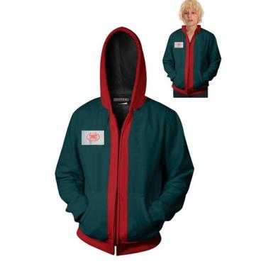 Imagem de Moletom com capuz Cosplay Costume com zíper completo para crianças - X