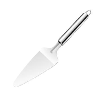 Imagem de Espátula de aço inoxidável para alimentos para hambúrguer de pizza espátula para churrasco com alça LCC2284-01