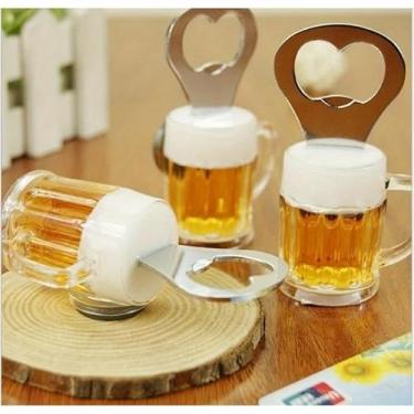 Imagem de 1 peça abridor de garrafa de cerveja masculino magnético pendurado ímãs de geladeira presente engraçado decoração de casa