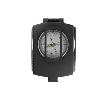 Imagem de Bússola de sobrevivência para trilhas, bússola impermeável para mochilão, acampamento, trilhas, mapa, navegação, preto