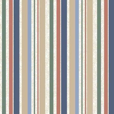 Imagem de Tecido Tricoline Listrado Divertido para Artesanato - Fuxicos e Fricot