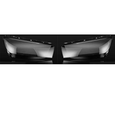 Imagem de Capas para lentes de faróis de carro for Audi Q5L 2019-2021 Car Front Headlight Cover Glass Auto Headlamp Case Lamp Shell Lens Glass Caps