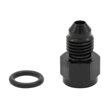 Imagem de KRD PERFORMANCE Expansor fêmea para macho 3AN para 4AN adaptador expansor alumínio JIC AN3 fêmea para macho AN4 flare, rosca, mangueira expansível, acessórios pretos
