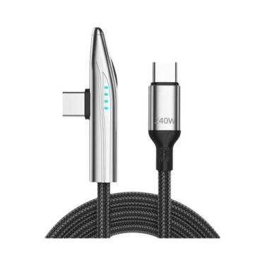 Imagem de Cabo USB C De Carregamento Rápido 240W Tipo C Com Conector Em Ângulo D