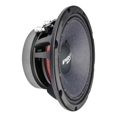 Imagem de PRV AUDIO Alto-falante de alcance médio de 8 polegadas 8MR600X, 600 watts de potência de programa, 8 Ohm, bobina de voz de camada dupla de 5 cm, alto-falante de áudio RMS Pro de 300 watts (único)
