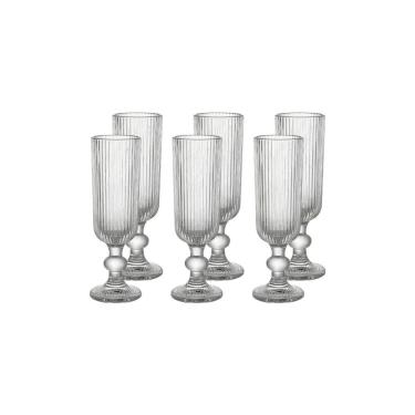 Imagem de Conjunto de Taças para Espumante Brinox Haus Concept Reluz 150ml 6 Peças