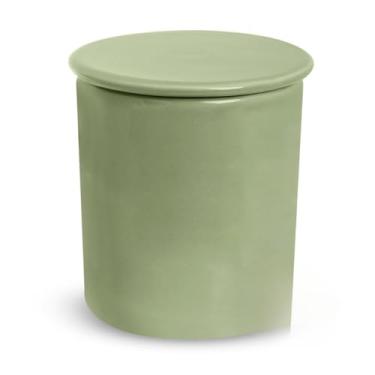 Imagem de Porta Manteiga com Vedação Total, Conserva Manteiga Fresca e Saborosa, Protege Contra Odores da Geladeira, Fácil de Abrir e Usar, Ideal para Cozinha(Tampa Reta - Verde)