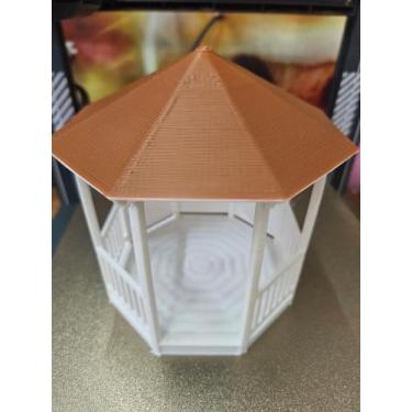 Imagem de Mini Coreto/ Gazebo - para decorações Natal - Presépios, Vilas , Maque