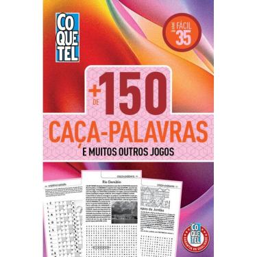 Imagem de Livro Coquetel + 150 Caça-Palavras 35: Nível Fácil