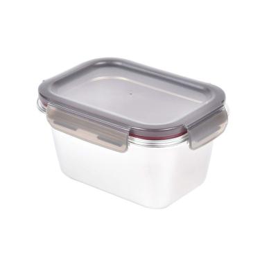 Imagem de Pote Retangular Em Aço Inox 1 Litro Kenya