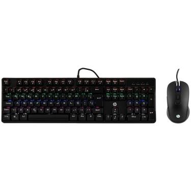 Imagem de Kit Teclado e Mouse Gamer HP GM200