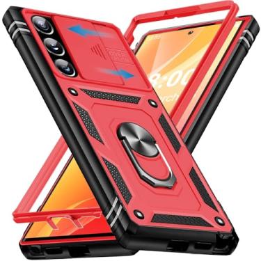 Imagem de Giyer Capa protetora para Samsung Galaxy S23 Ultra com protetor de tela, à prova de choque, à prova de quedas, resistente e resistente, suporte de anel resistente, capa protetora para Samsung S23