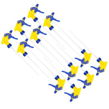 Imagem de OFXDD Gatilho Spray de substituição para frascos de água pulverizadores, spray resistente a químicos, spray de gatilho industrial, disparador de garrafa de spray automático (pacote com 12)