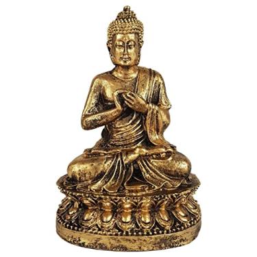 Imagem de Buda Hindu Pequeno orando prece estátua decoração.