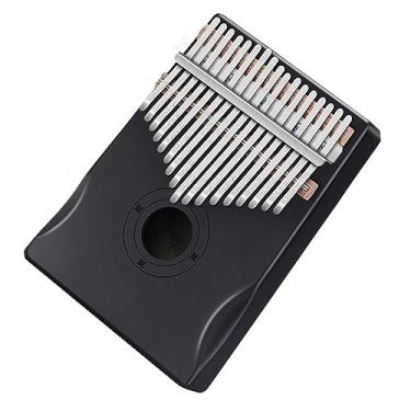 Imagem de Piano de polegar 17 teclas madeira mogno kalimba dedo piano instrumento para adultos iniciantes (cor: 04)